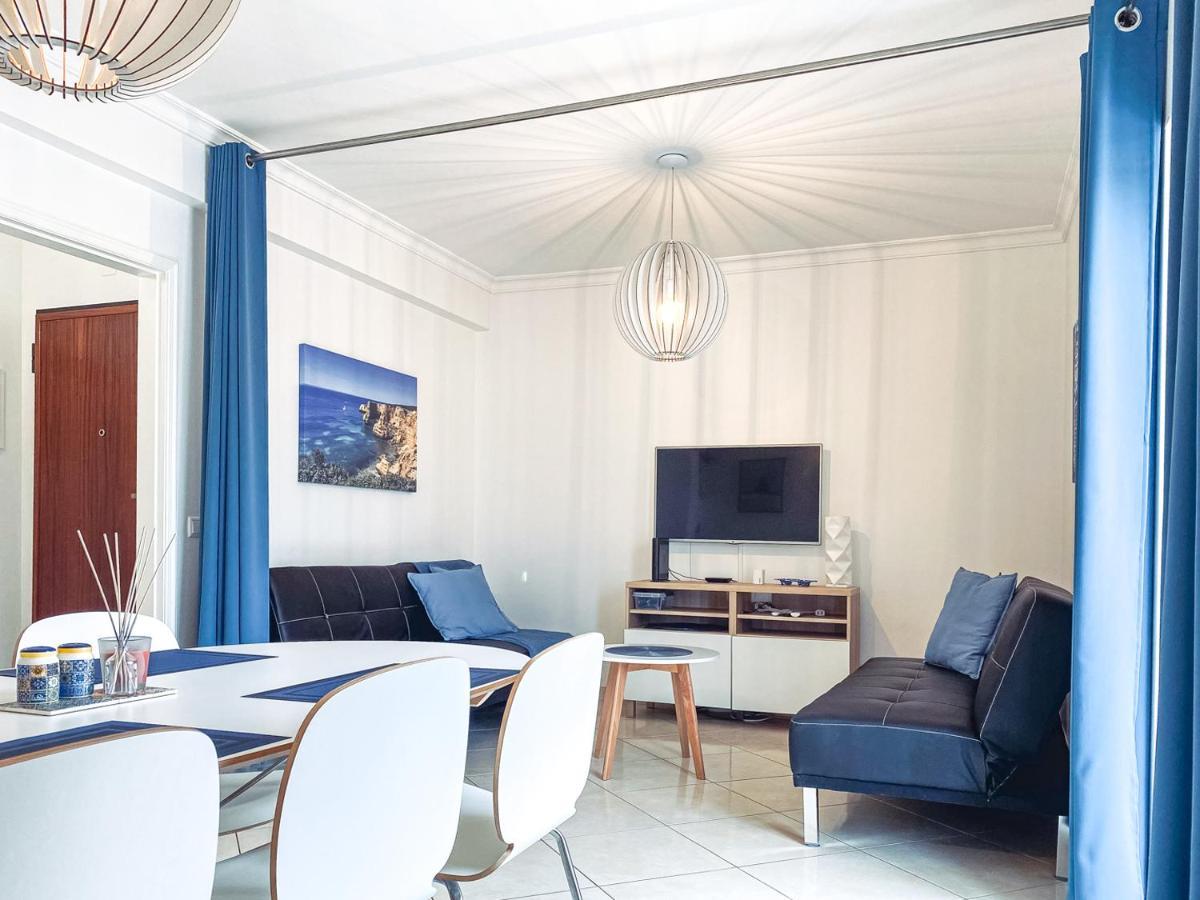 Old Town 2Br 50M Ocean W/ Ac Wi-Fi Parking Terrace Apartment Albufeira Ngoại thất bức ảnh